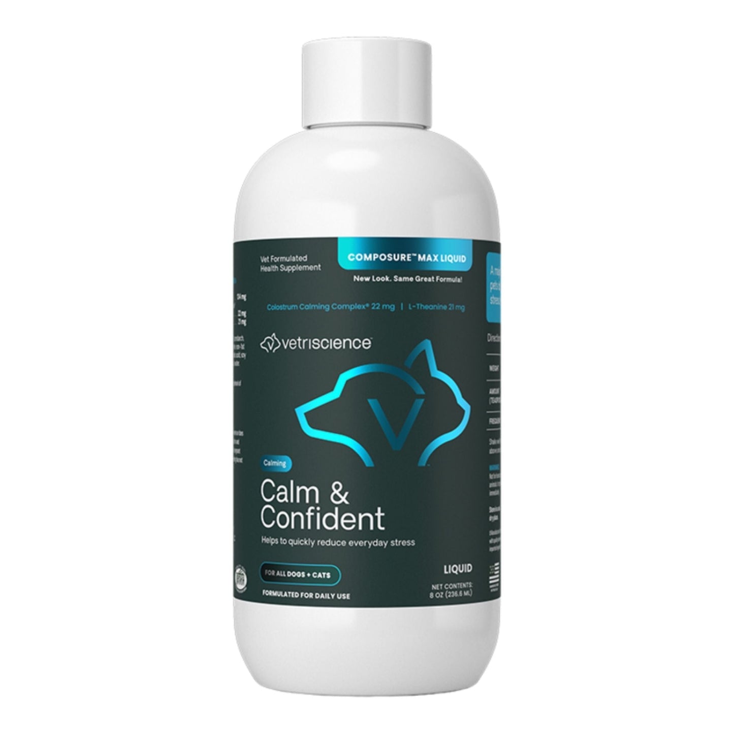 Vetriscience Dog & Cat Calm And Confident Liquid 8oz.