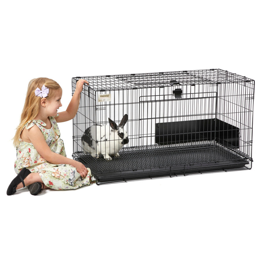 MidWest Homes for Pets Wabbitat Black 1ea/37 X 19 X 20in.
