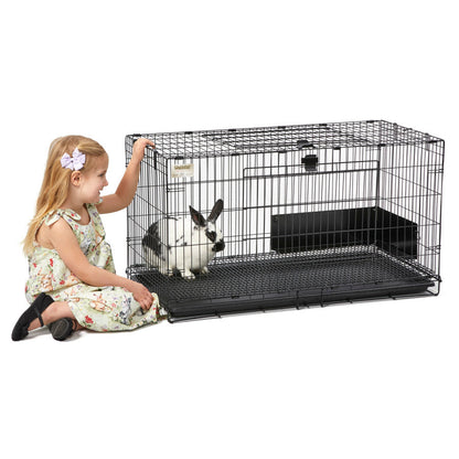 MidWest Homes for Pets Wabbitat Black 1ea/37 X 19 X 20in.