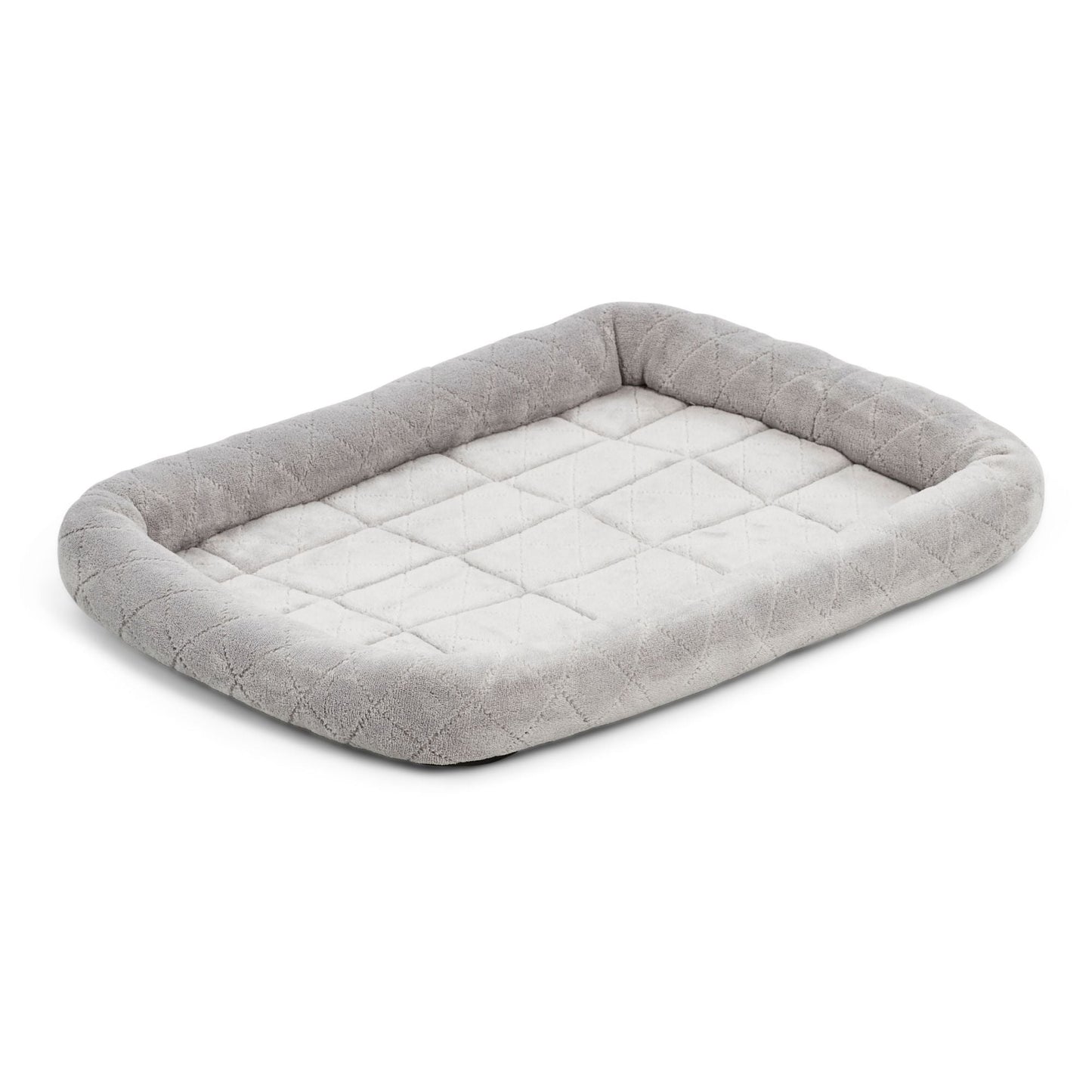 MidWest Homes for Pets Deluxe Diamond Stitch Pet Dog Bed Gray 1ea/24in.