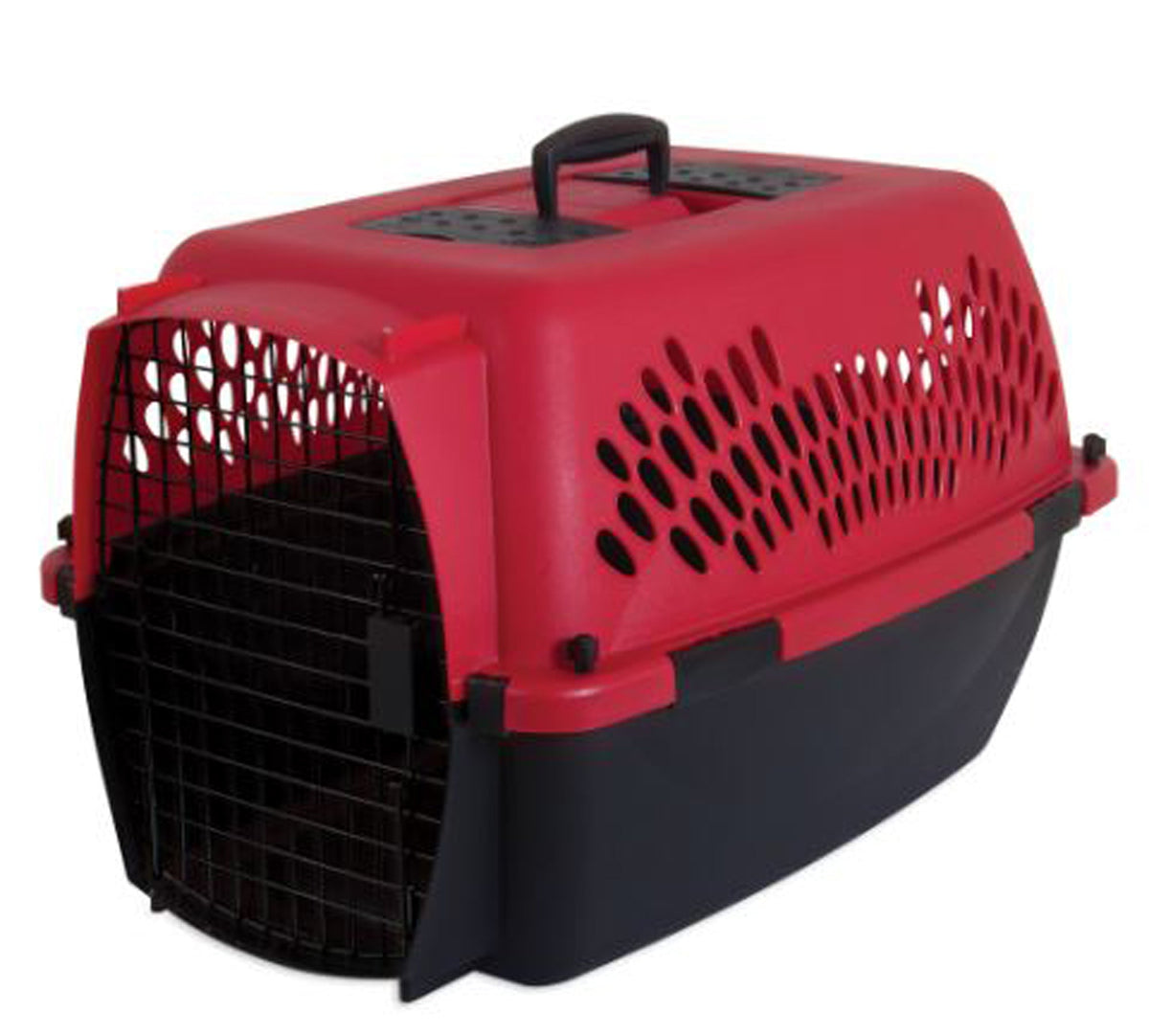 Aspen Pet Fashion Pet Porter Dog Kennel Dark Red/Black 26in