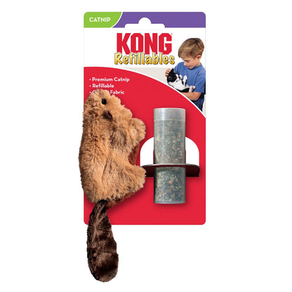 KONG Refillables Catnip Beaver Cat Toy