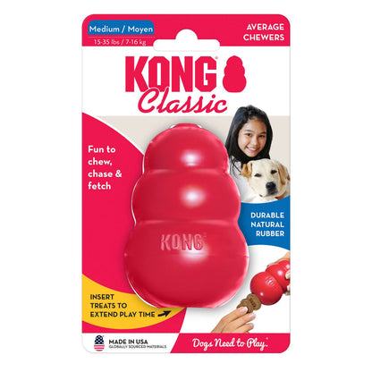 KONG Classic Dog Toy Red Medium