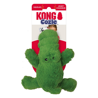 KONG Cozie Plush Dog Toy Ali Aligator Small