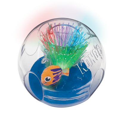 KONG Bat-A-Bout Glow Aquarium Cat Toy