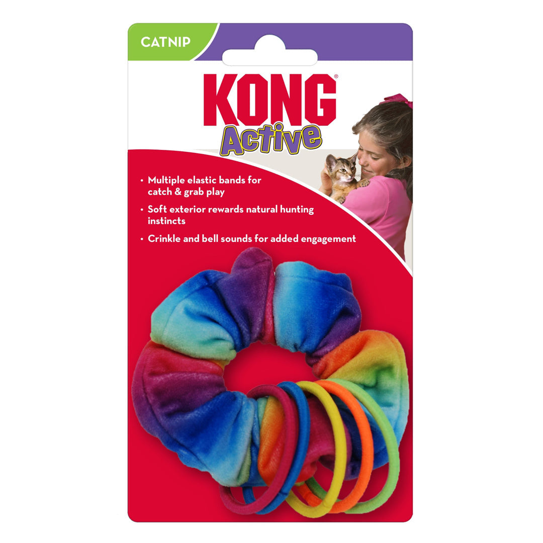 KONG Cat Active Scrunchie with Cat Nip Cat Toy
