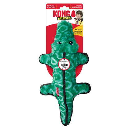 KONG Ballistic Ballistic Alligator Dog Toy Medium/Large