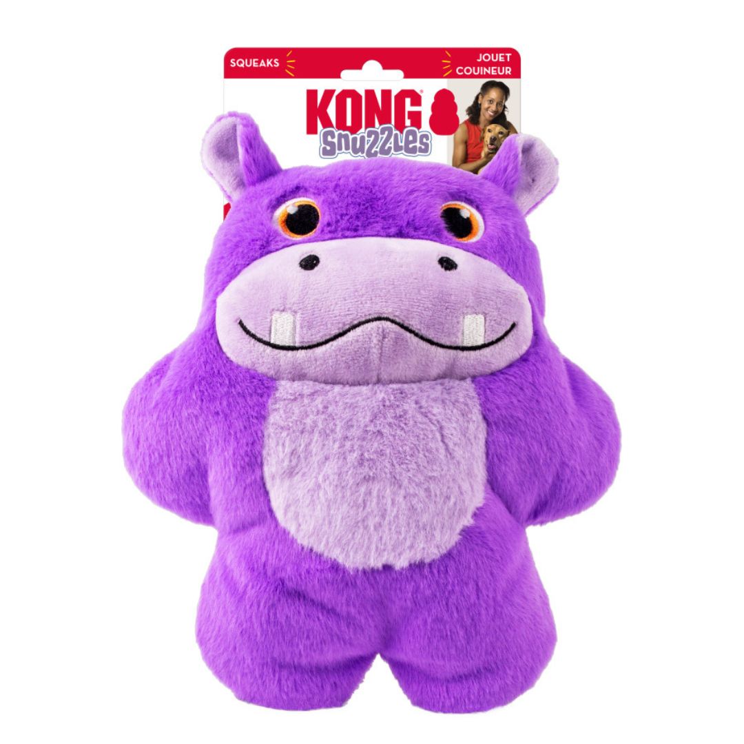 KONG Snuzzles Hippo Dog Toy  XL