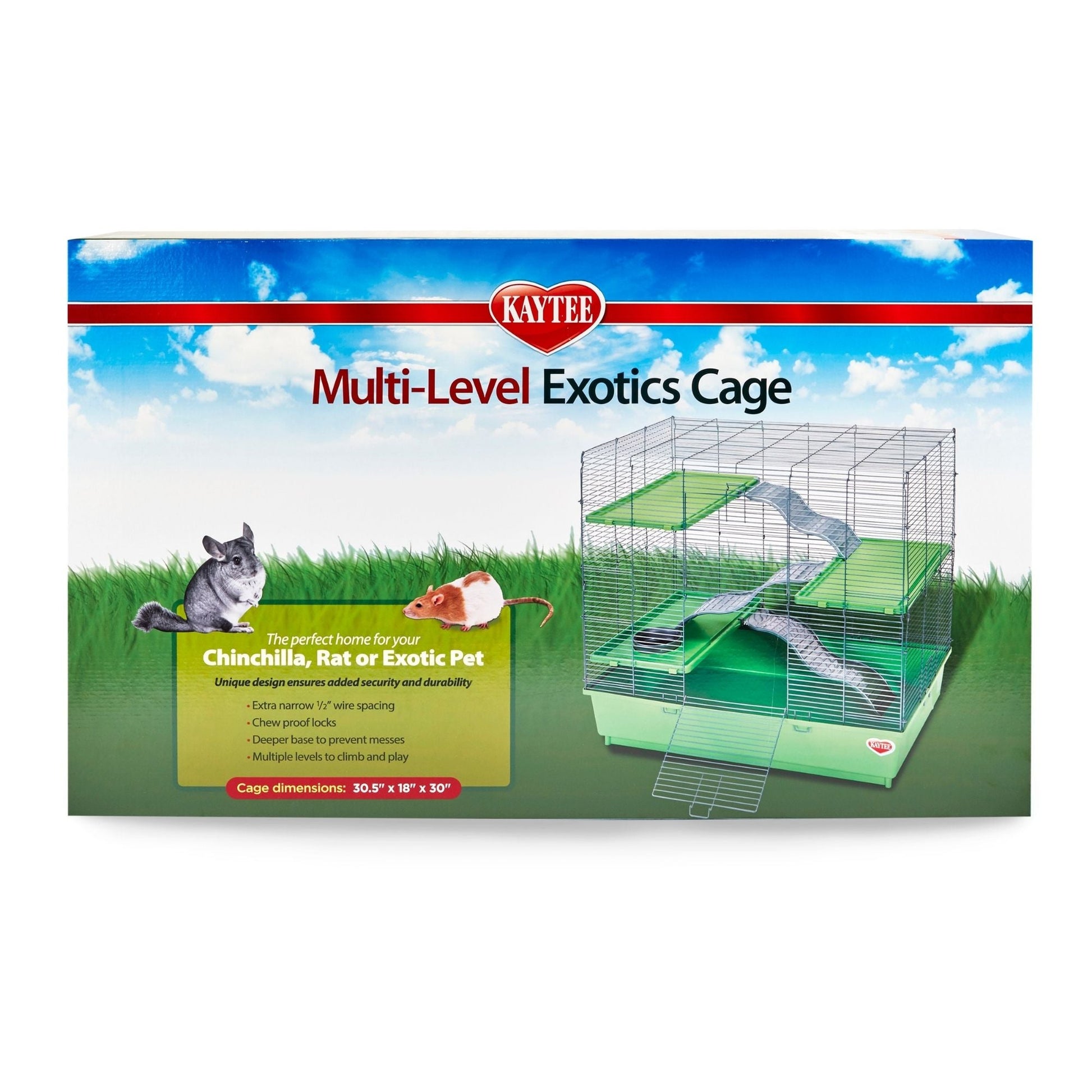 Kaytee My First Home Habitat Multi-Level For Exotics 1ea/30.5 X 18 X 30