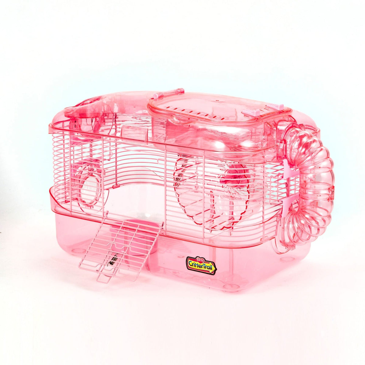 Kaytee CritterTrail One Level Habitat Pink Edition 1ea/20 in X 11.5 in X 11in.