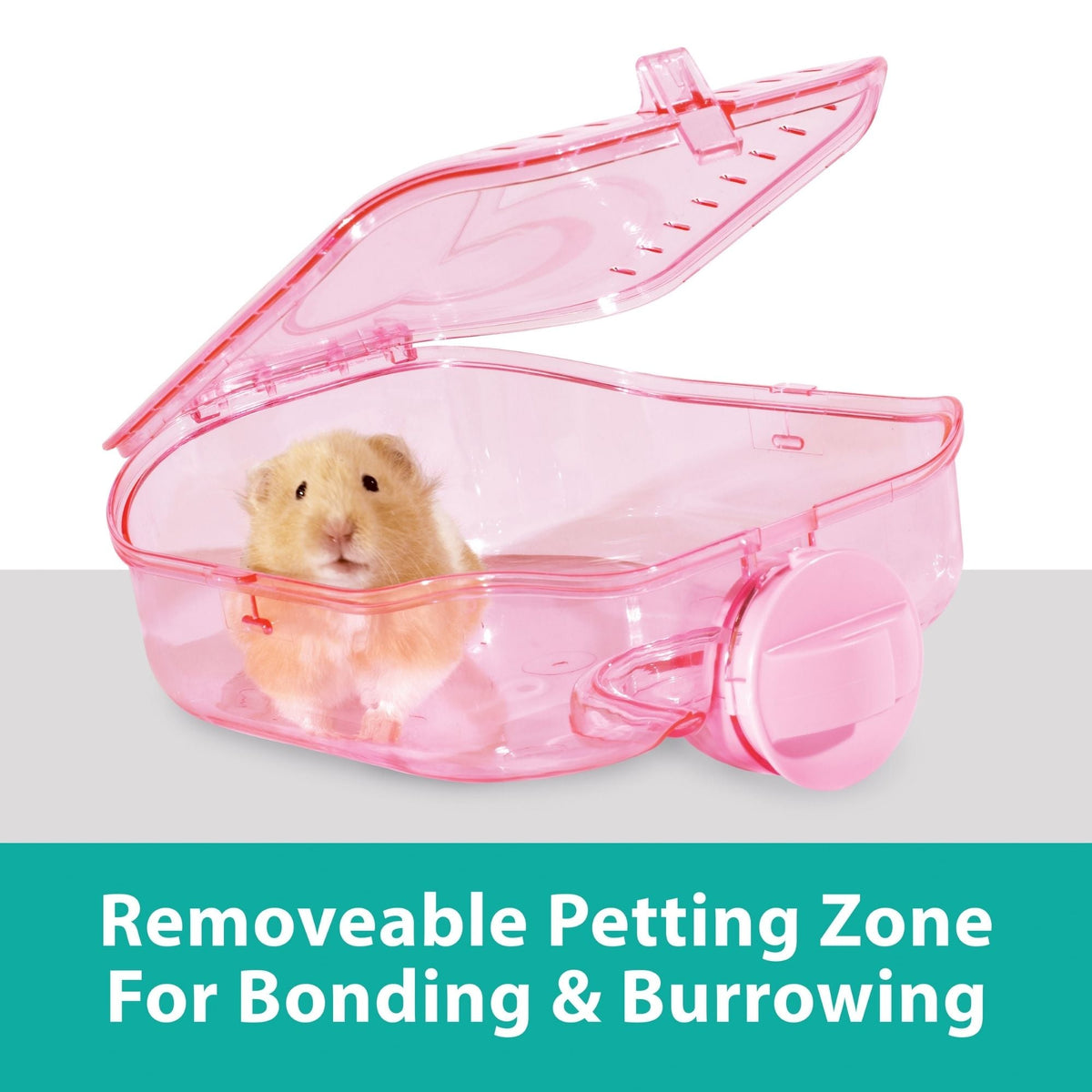 Kaytee CritterTrail One Level Habitat Pink Edition 1ea/20 in X 11.5 in X 11in.