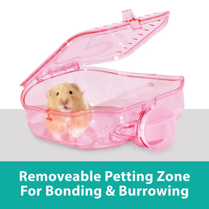 Kaytee CritterTrail One Level Habitat Pink Edition 1ea/20 in X 11.5 in X 11in.