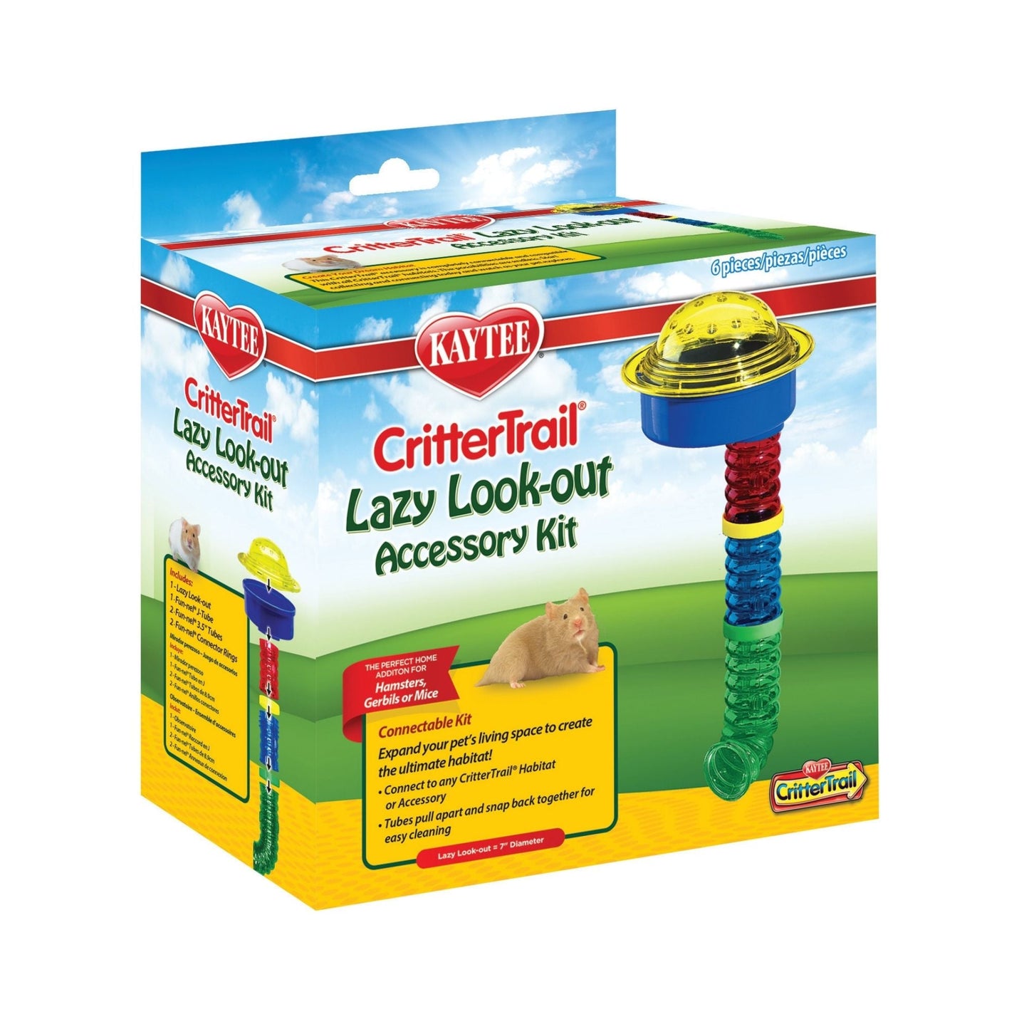 Kaytee CritterTrail Lazy Look-Out Accessory Kit 1ea