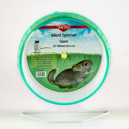 Kaytee Silent Spinner Wheel Clear 1ea/12in.