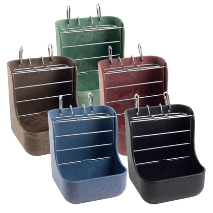 Kaytee Hay & Food Bin Feeder With Quick Locks 1ea/5.75in. X 6in. X 7in.