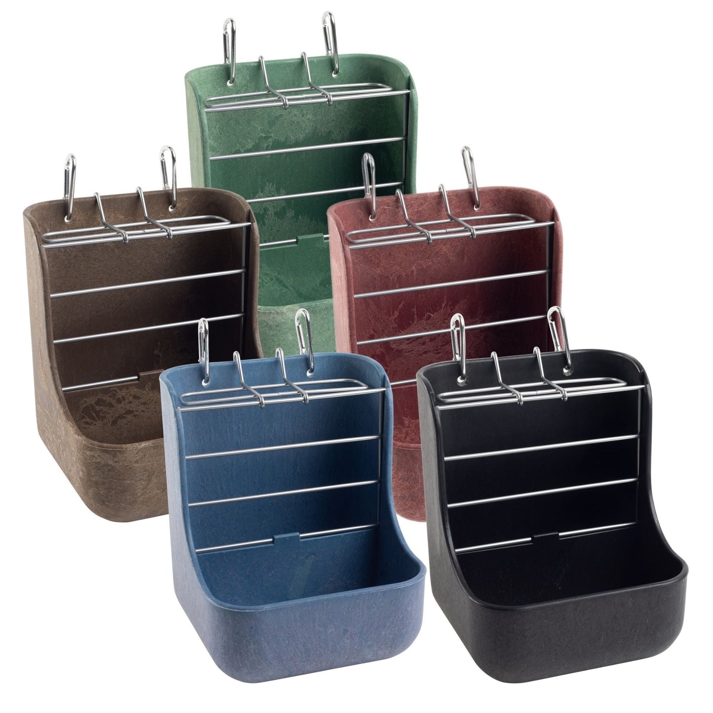 Kaytee Hay & Food Bin Feeder With Quick Locks 1ea/5.75in. X 6in. X 7in.