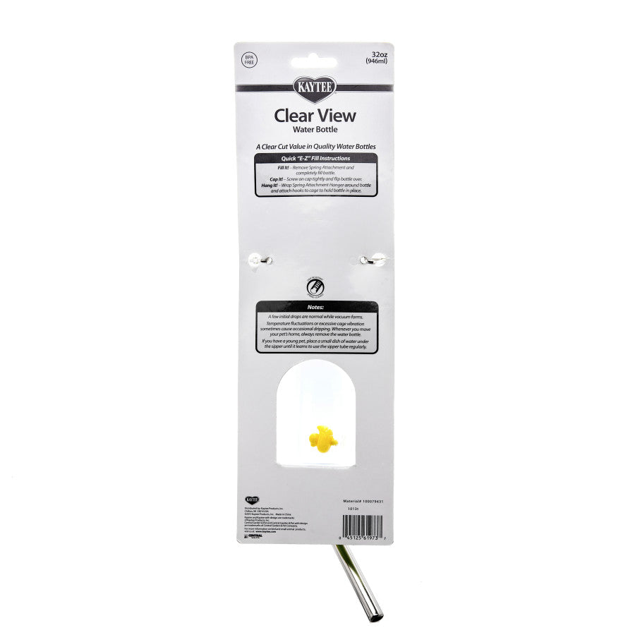 Kaytee Clear Water Bottle 32oz