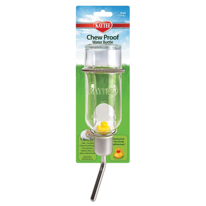 Kaytee Chew-Proof Water Bottle Clear 1ea/6oz.