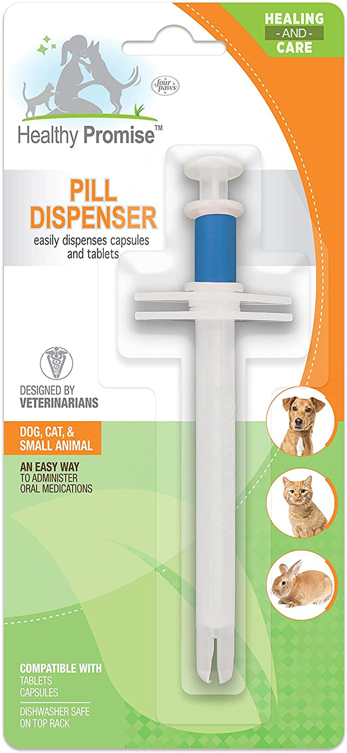 Healthy Promise Pet Quick & Easy Pill Dispenser for Puppies / Small Animals