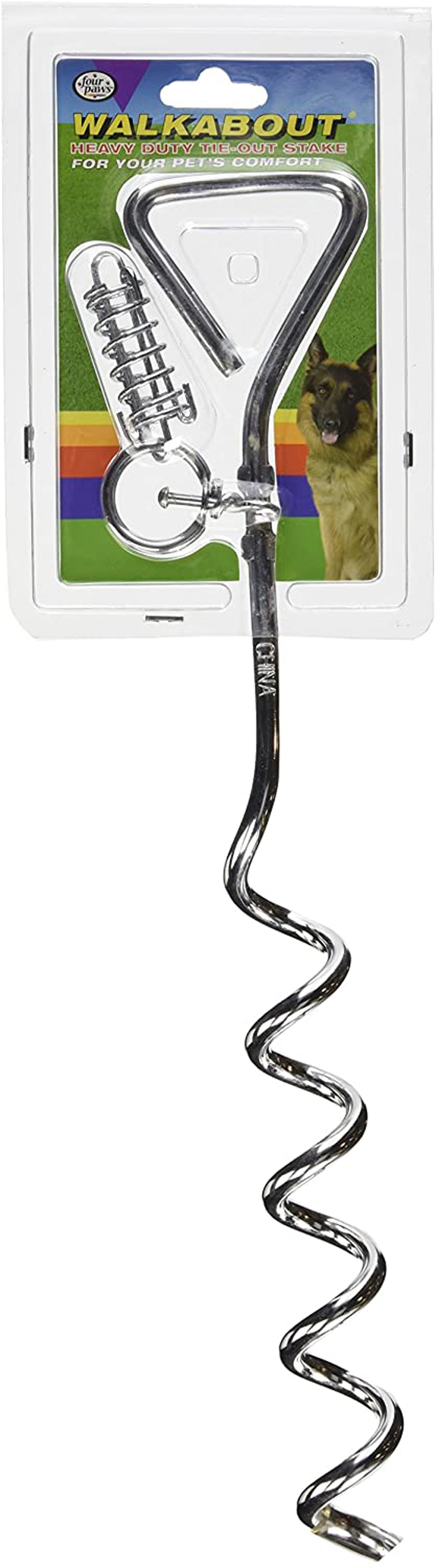 Four Paws Walk-About Spiral Tie-Out Stake