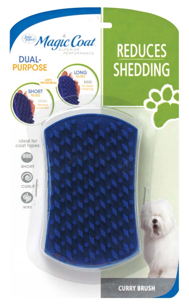Four Paws Magic Coat Grooming Brush Anti Bacterial