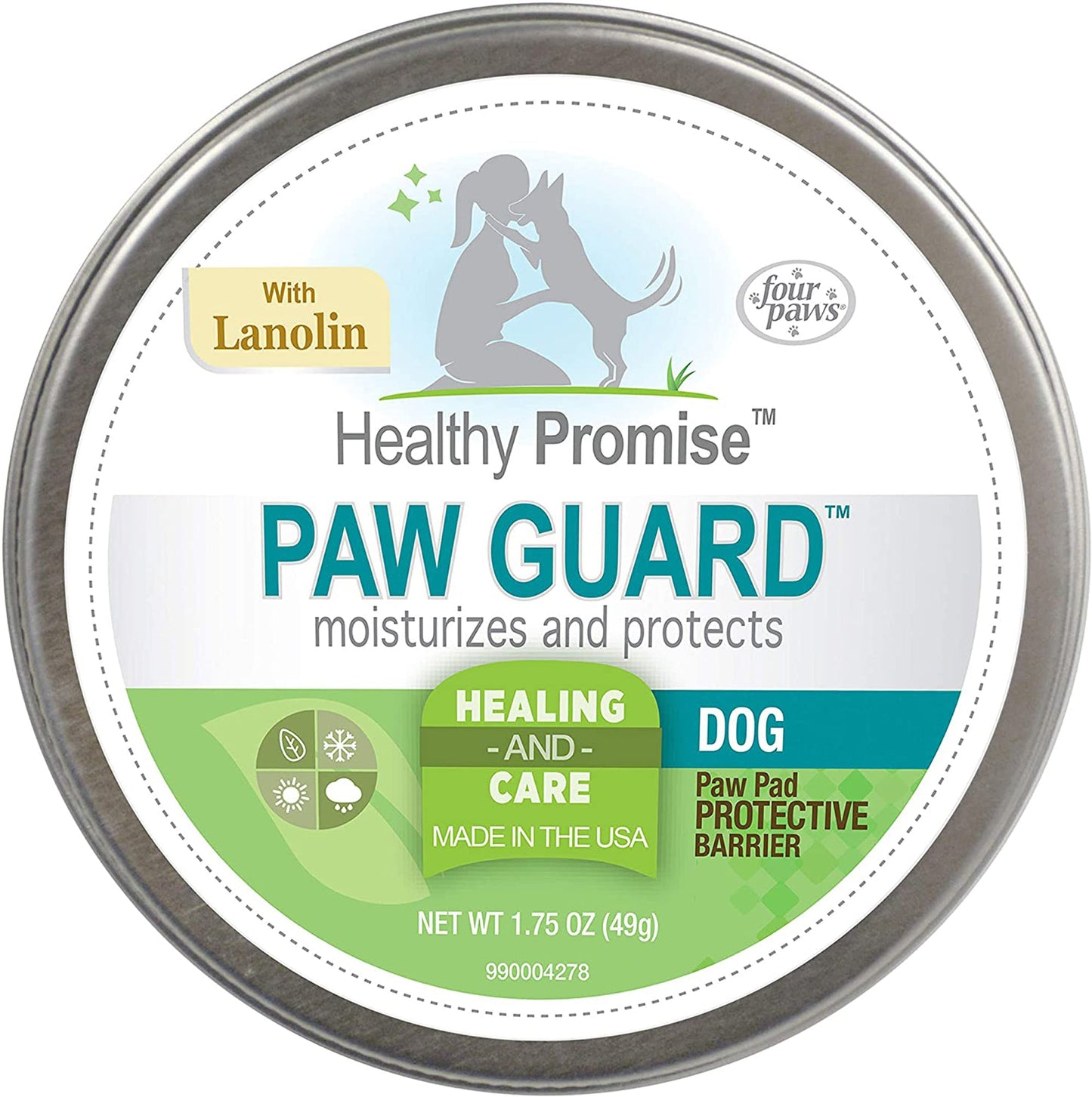 Four Paws Healthy Promise Paw Guard Dog Paw Balm With Lanolin 1ea/1.75 oz 1 ct