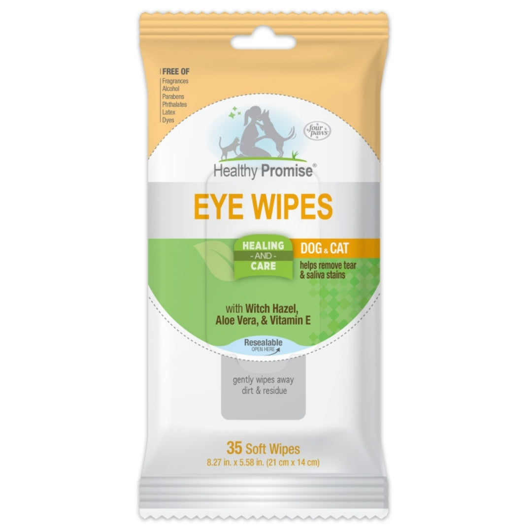 Healthy Promise Eye Wipes Healing and Care for Dog and Cat 35ct