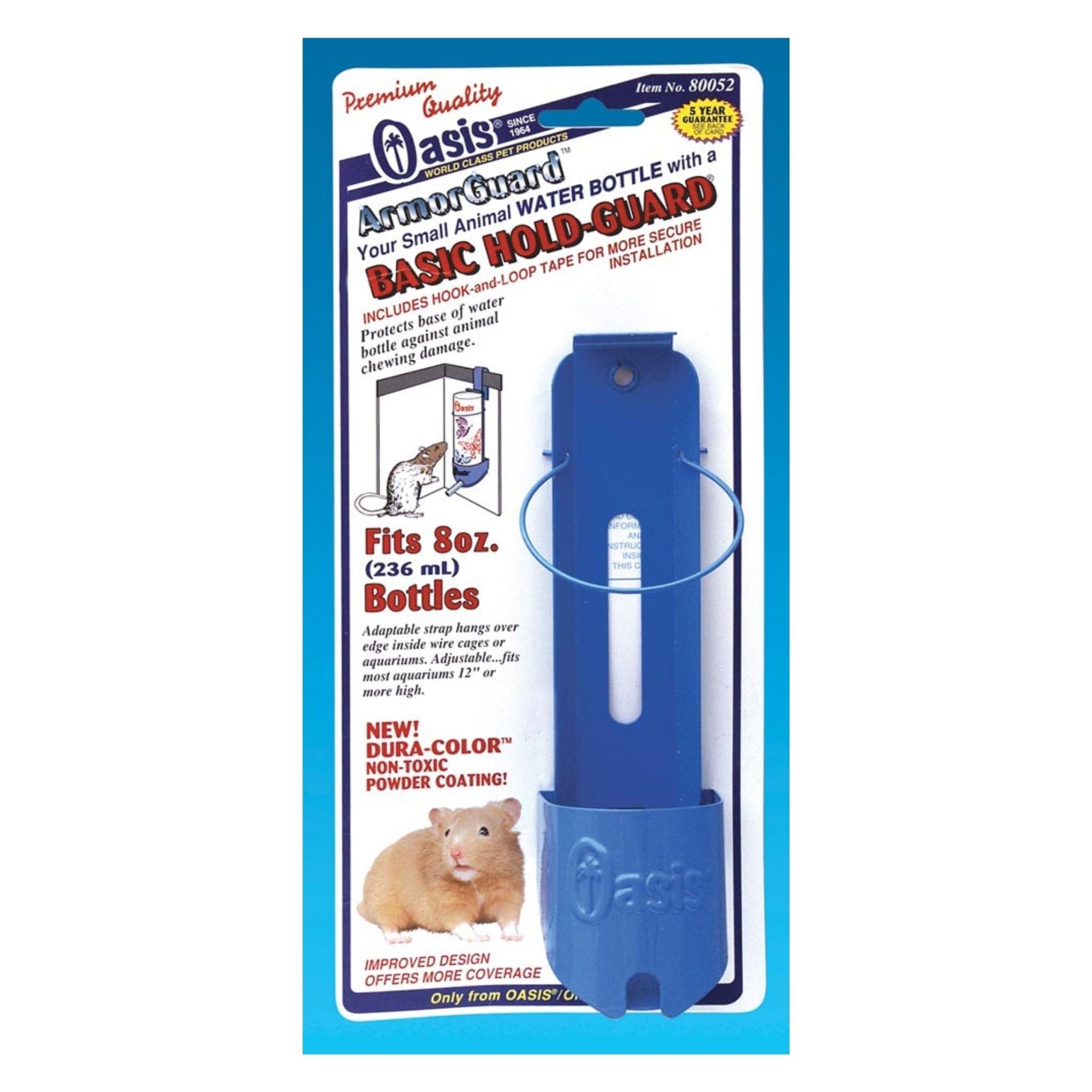 Oasis Basic Hold-Guard for Small Animal Water Bottles Assorted 1ea/8oz.