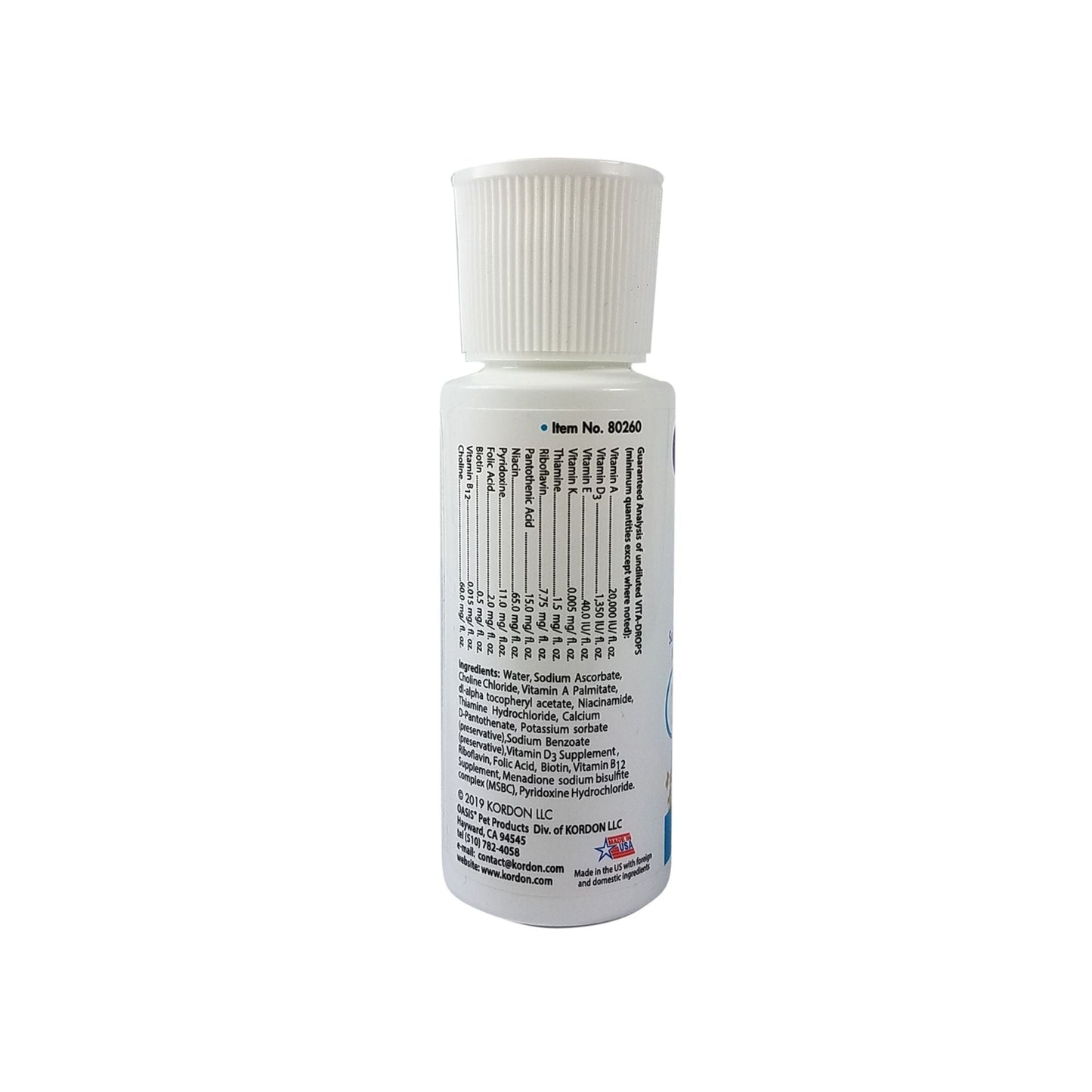 Oasis Vita-Drops High Potential Daily Multivitamin for Hamsters & Pocket Pets 1ea/2 floz.