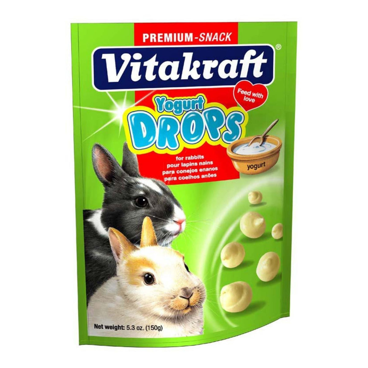 Vitakraft Drops w/Yogurt Treat for Small Animals 1ea/5.3oz.