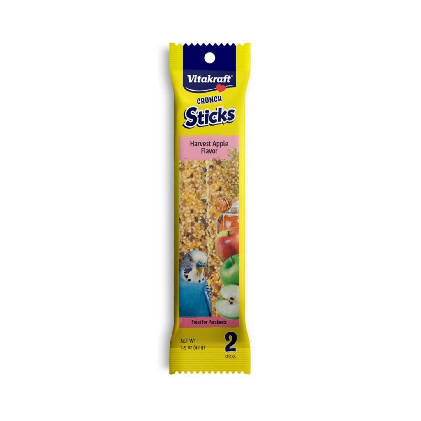 Vitakraft Crunch Sticks Harvest Apple Flavor Parakeet Treat 1ea/1.5oz., 2 ct