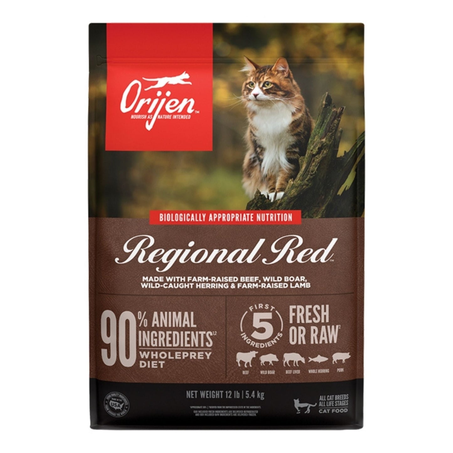 Orijen Cat USA Regional Red 12Lbs