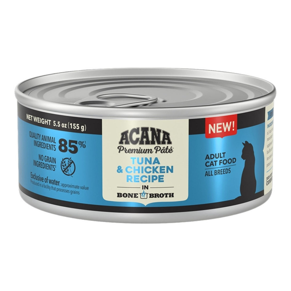 Acana Cat Grain Free Tuna + Chicken In Bone Broth 5.5oz. (Case of 12)