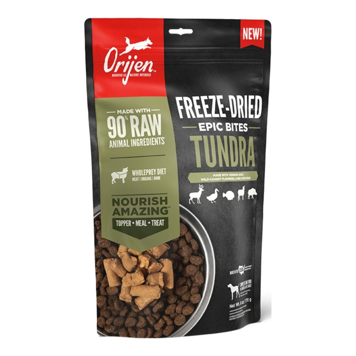 Orijen Dog Freeze-Dried Epic Tundra 6oz.