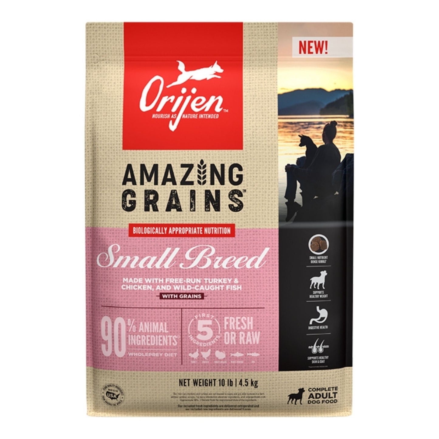 Orijen Dog Amazing Grains Small Breed 10Lbs