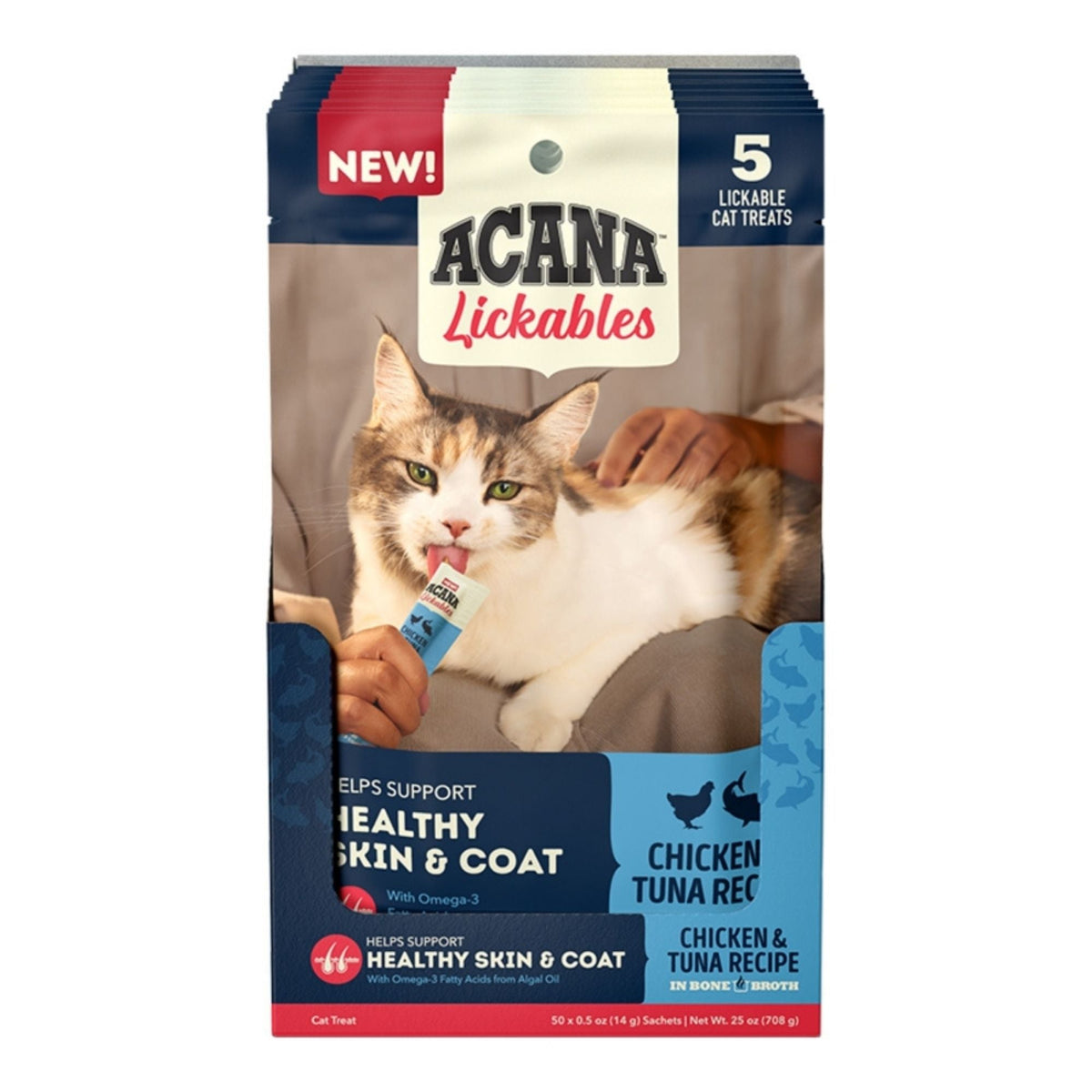 Acana Cat Lickables Chicken & Tuna Recipe 2.5oz. (Case of 10)
