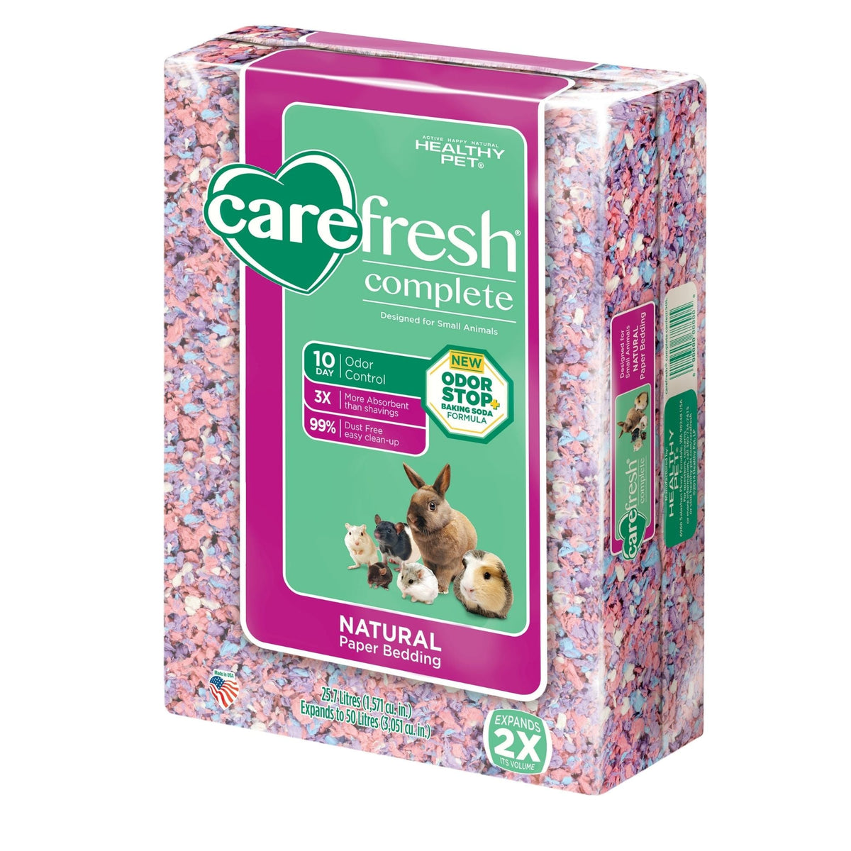 CareFRESH Complete Comfort Small Pet Bedding Confetti 1ea/50 l