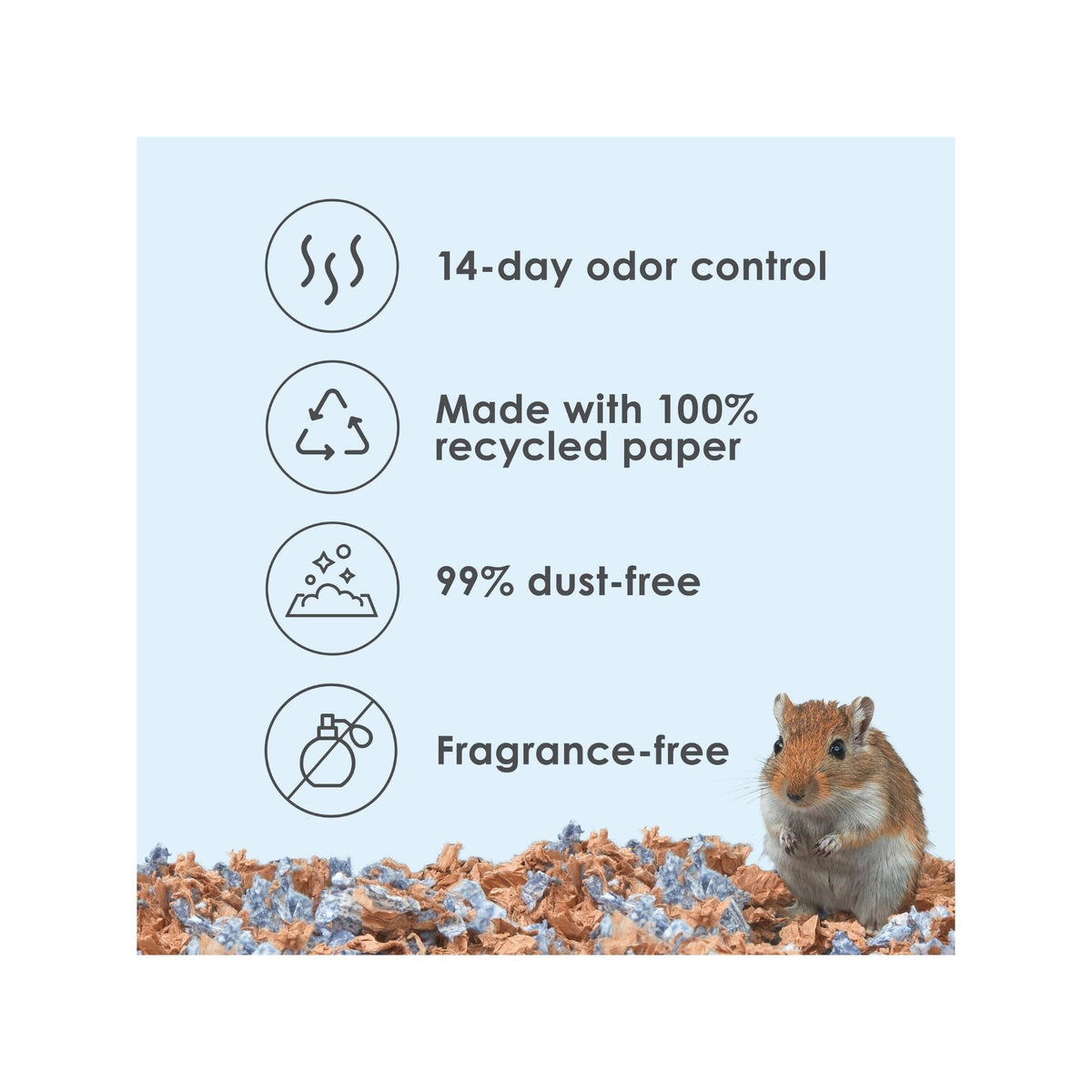 Kaytee Clean & Cozy Natural Paper with Extreme Odor Control Bedding 1ea/70 l