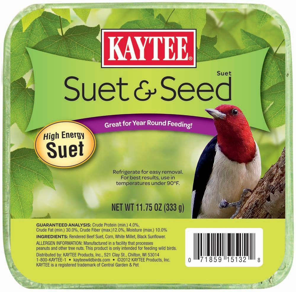 Kaytee Suet and Seed High Energy Mini Suet 11.75 Ounces