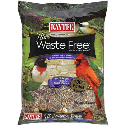 Kaytee Waste Free Nut And Raisin Blend 5 Pounds