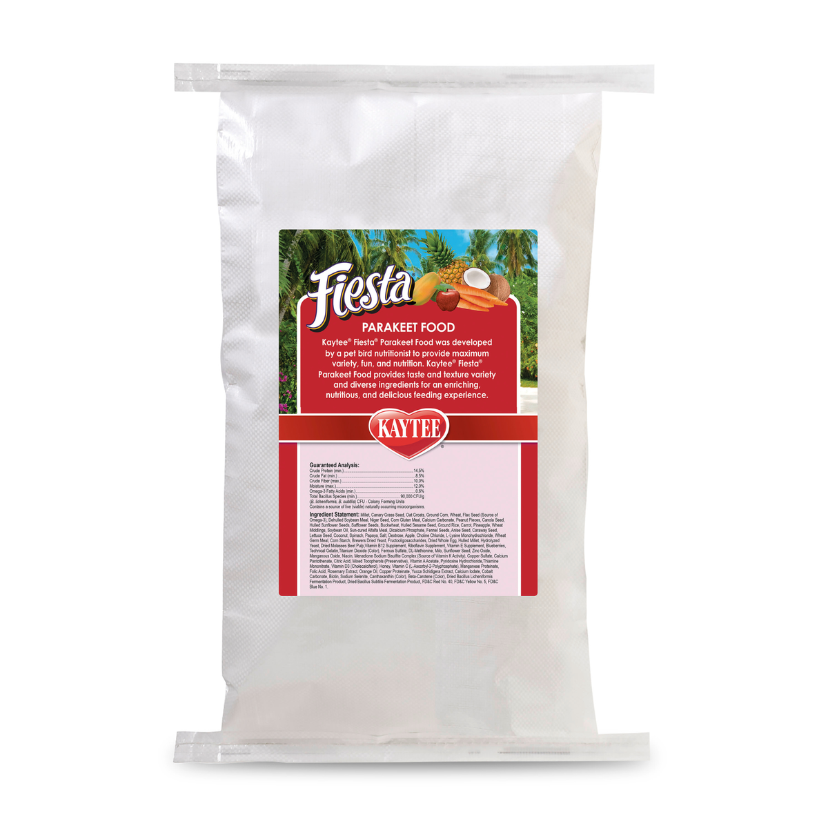 Kaytee Fiesta Parakeet Food 1ea/25 lb