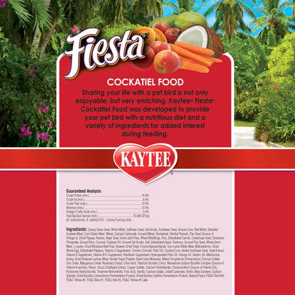 Kaytee Fiesta Cockatiel Bird Food 4.5lb