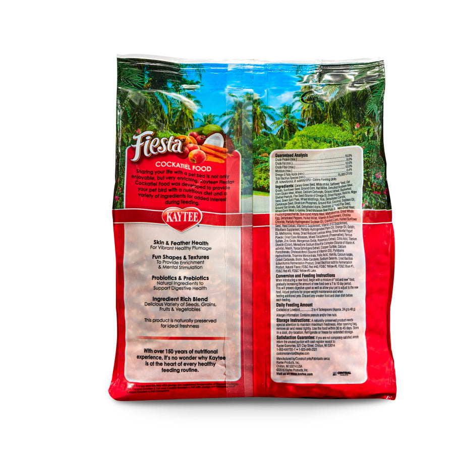 Kaytee Fiesta Cockatiel Bird Food 4.5lb