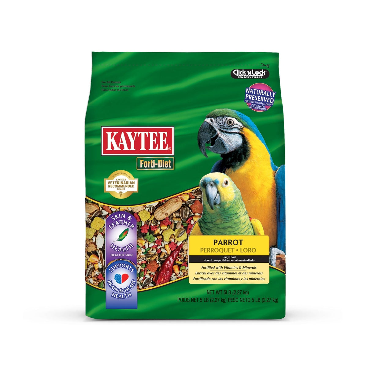 Kaytee Forti-Diet Parrot Food 1ea/5 lb