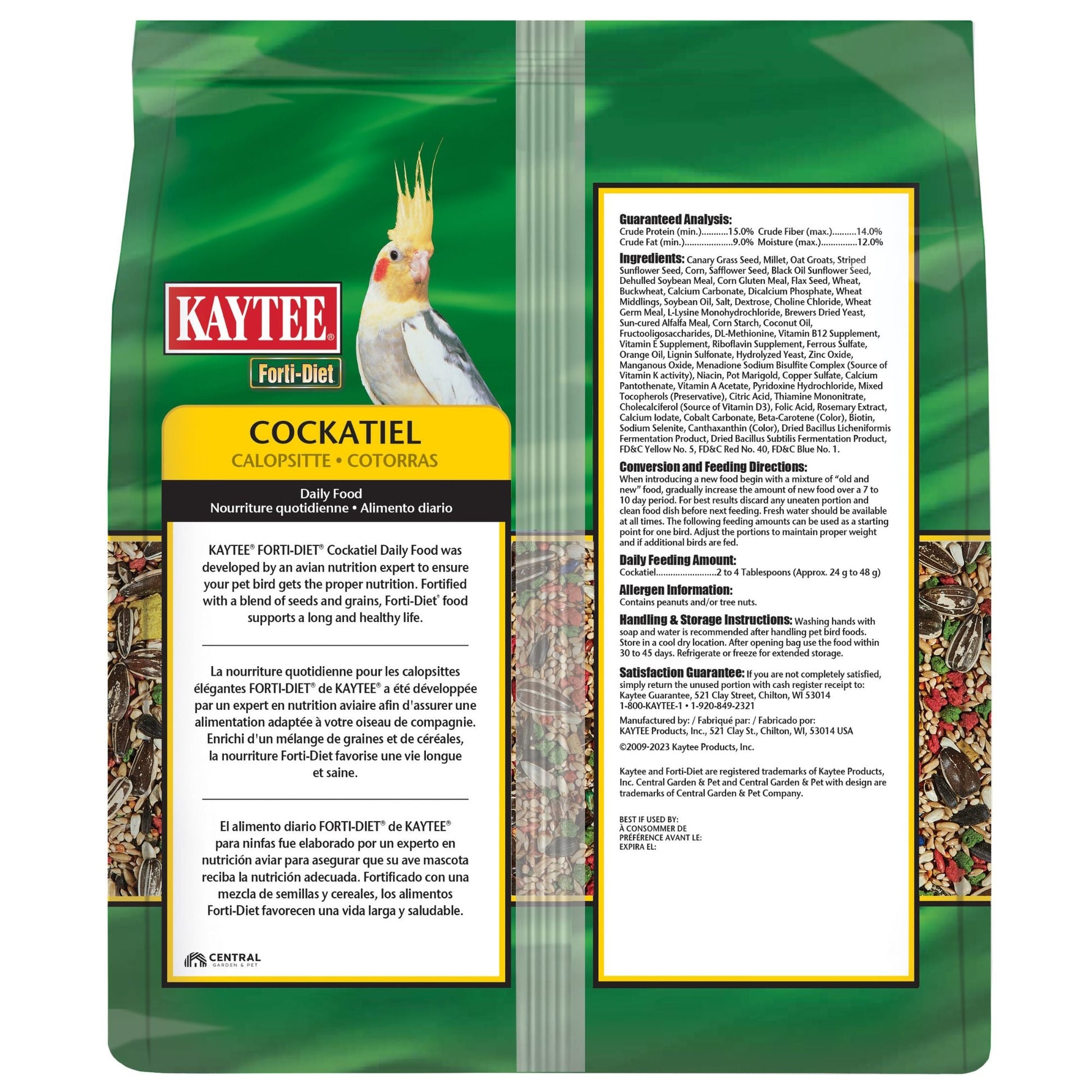 Kaytee Cockatiel Food 1ea/3 lb
