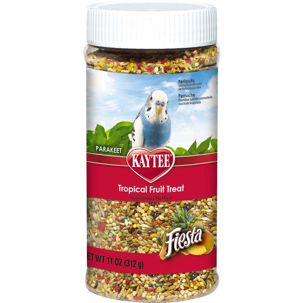 Kaytee Tropical Fruit Treat Jar -- Parakeet 11 Oz