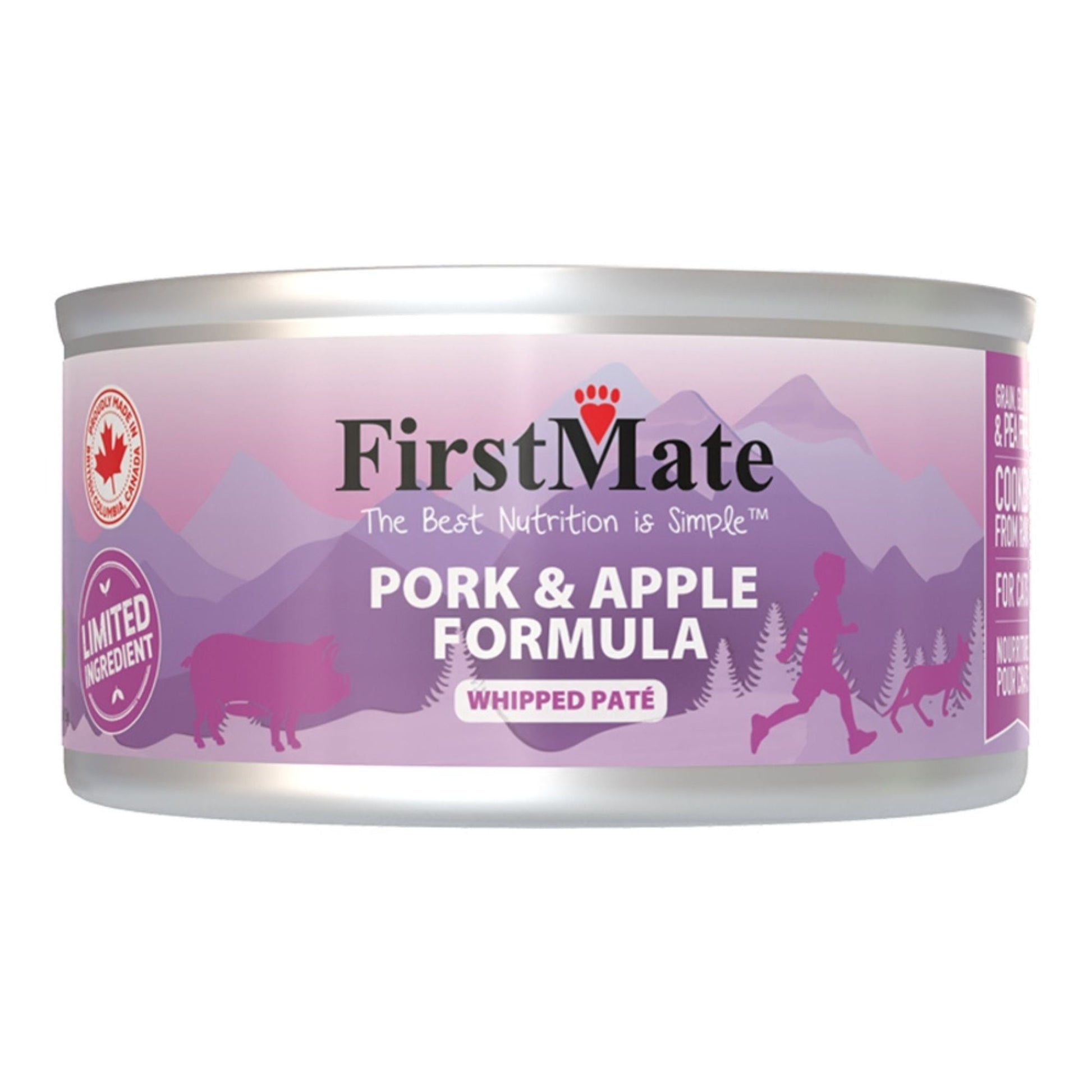 Firstmate Cat Limited Ingredient Grain Free Pork & Apple 5.5oz. (Case of 24)