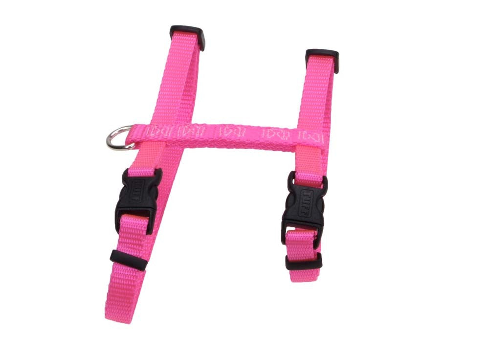 Coastal Figure H Adjustable Nylon Cat Harness Neon Pink 3/8X10-18in