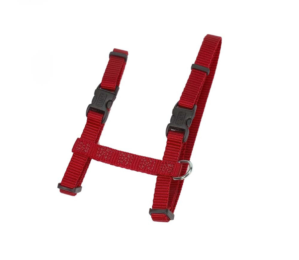 Coastal Figure H Adjustable Nylon Cat Harness Red 3/8X10-18in