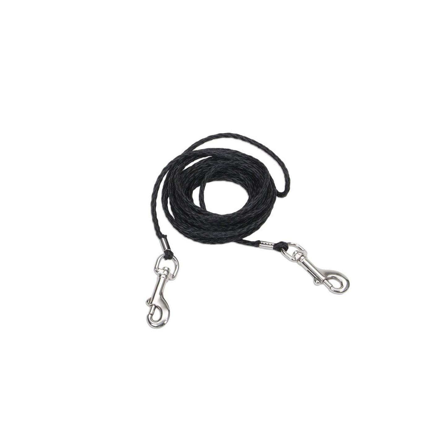 Coastal Poly Cat Tie Out Black 1/8X10ft